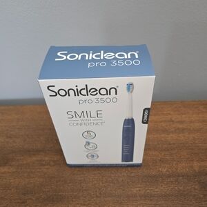 Soniclean Pro 3500 Electric Toothbrush Blue with 7 Brush Heads